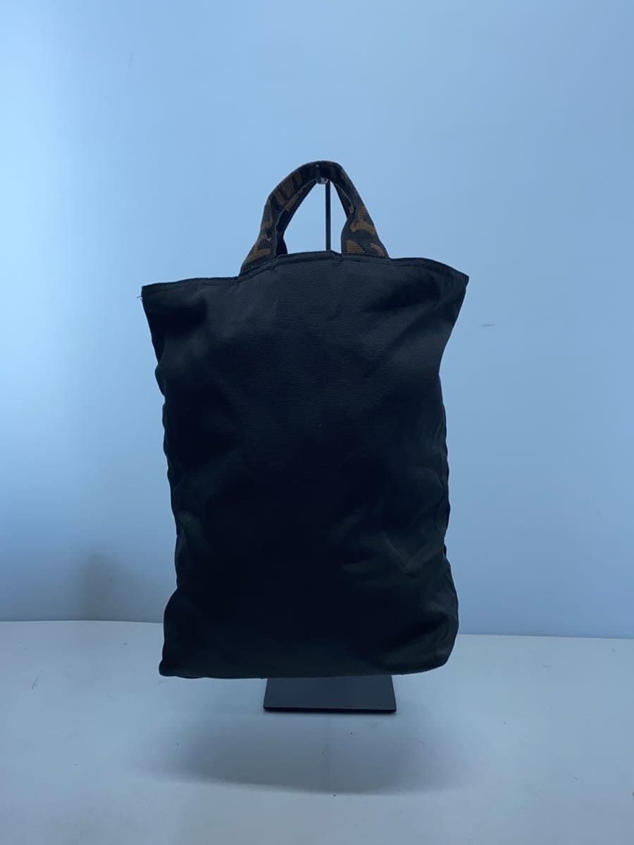 FENDI Italy Logo Tote Bag Nylon BLK 226226488098 3