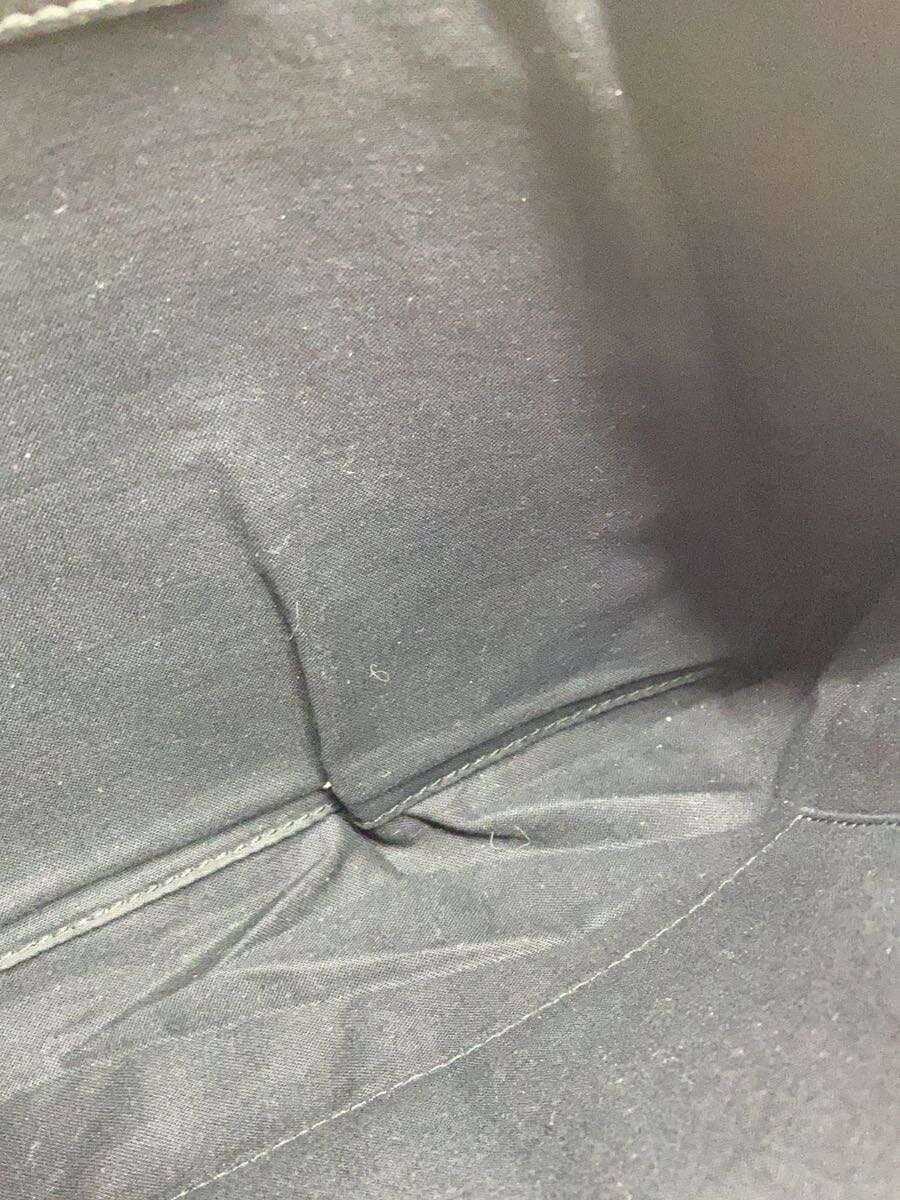 BALENCIAGA clutch bag leather BLK all-over pattern 6