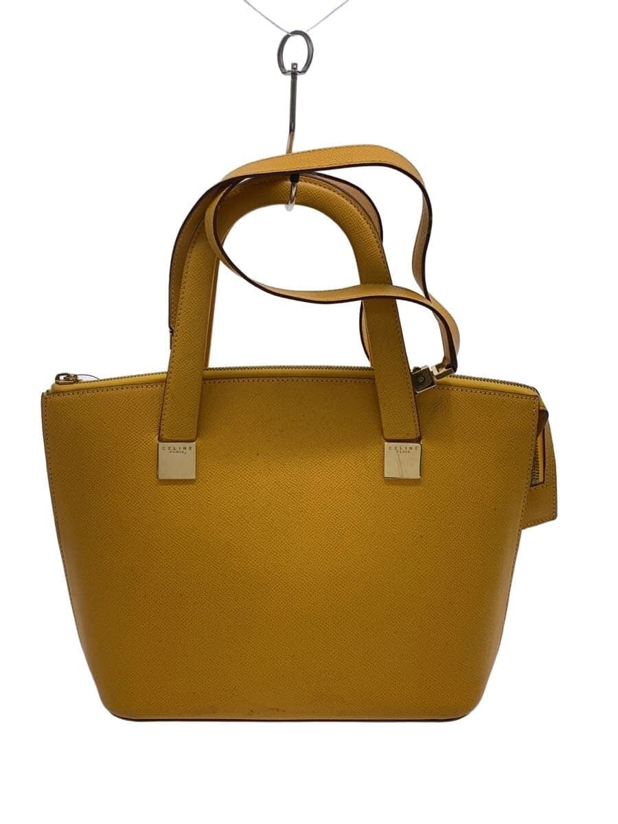 CELINE tote bag leather ORN plain