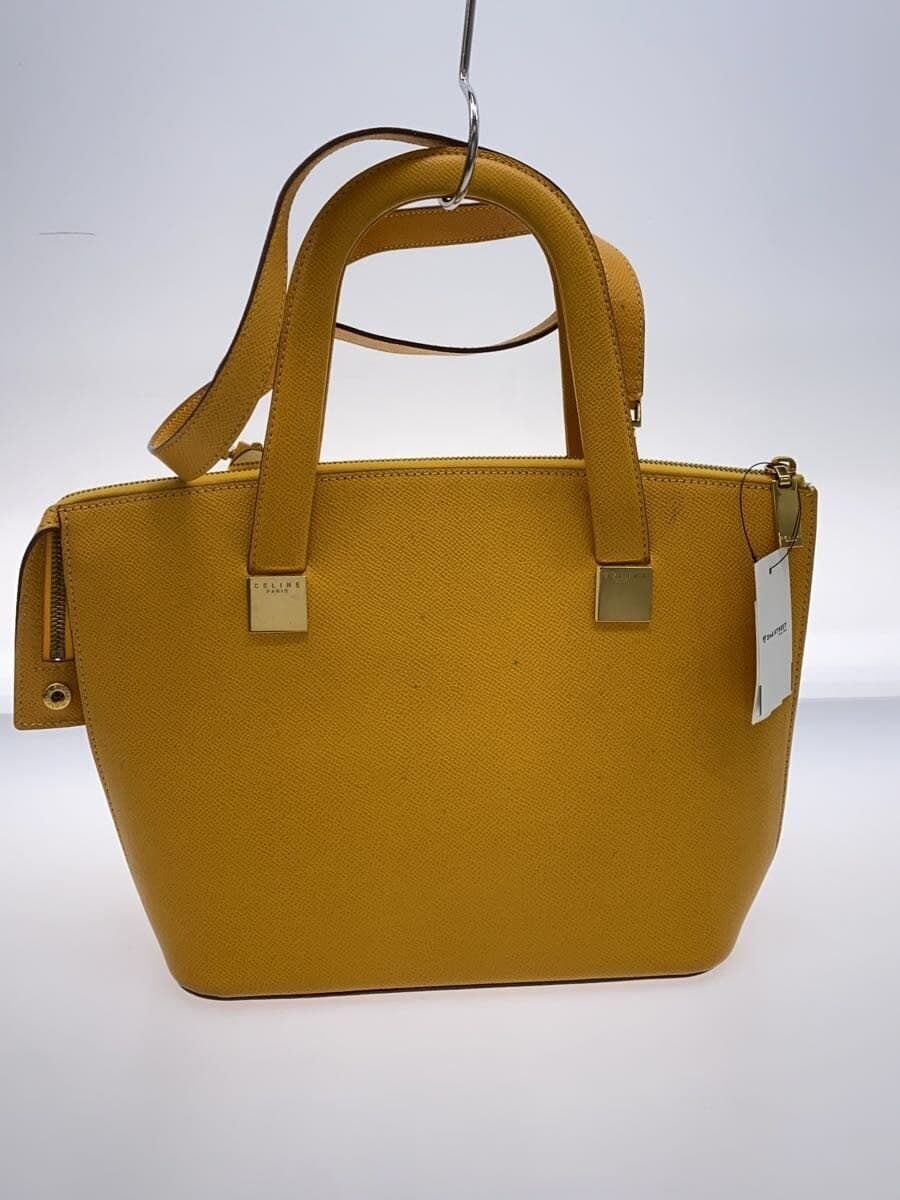 CELINE tote bag leather ORN plain 3