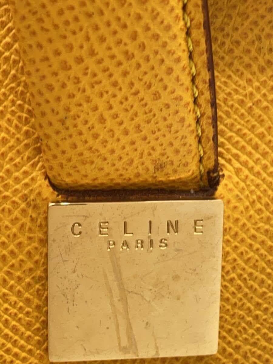 CELINE tote bag leather ORN plain 5