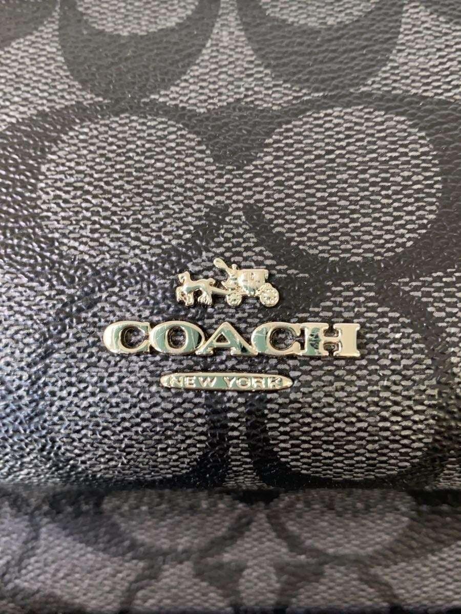 COACH Backpack Leather BLK All Over Pattern F-58315 5