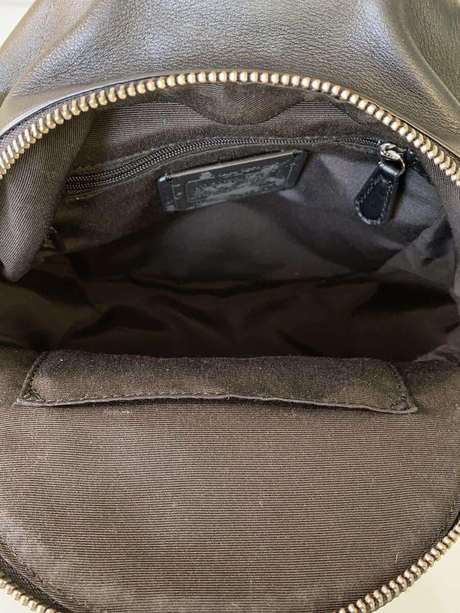 COACH Backpack Leather BLK All Over Pattern F-58315 6
