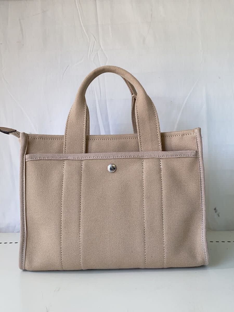 COACH Cargo Tote 26 Canvas BEG Solid 3