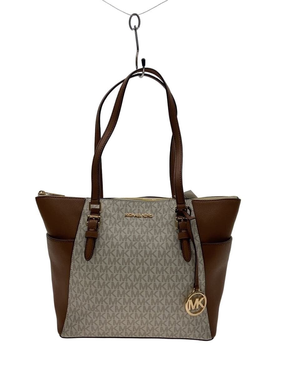 MICHAEL KORS Tote Bag Leather WHT DI-2212