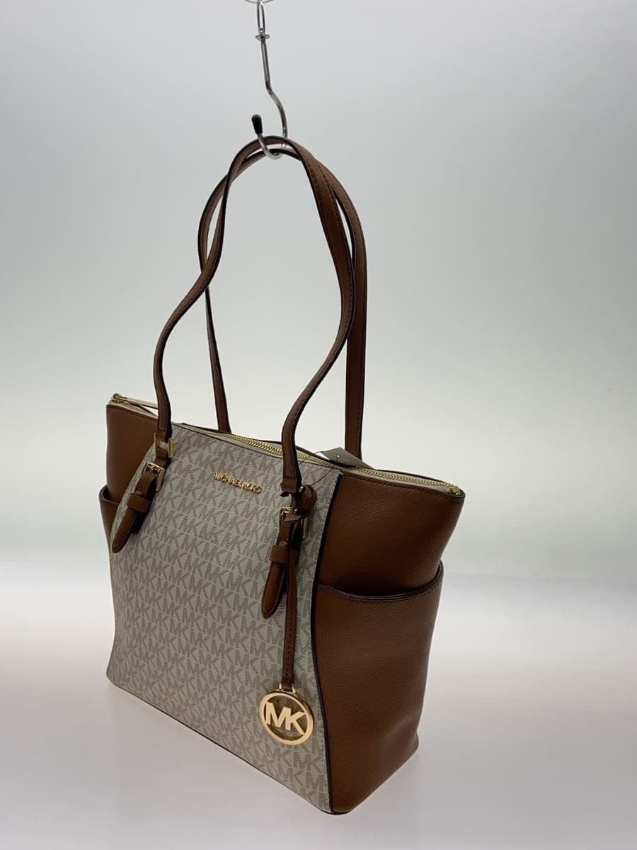 MICHAEL KORS Tote Bag Leather WHT DI-2212 2