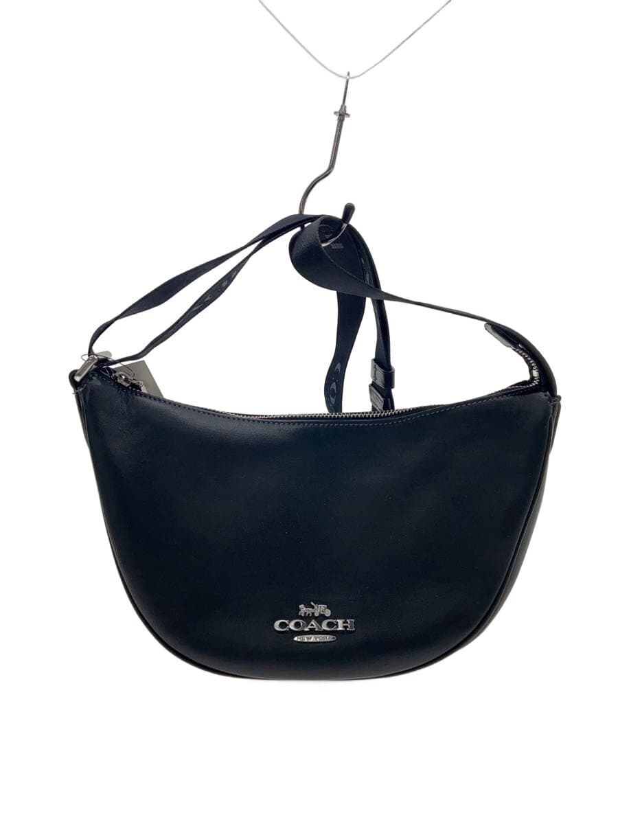 COACH Shoulder Bag Leather Black Solid Color C24202-CT644