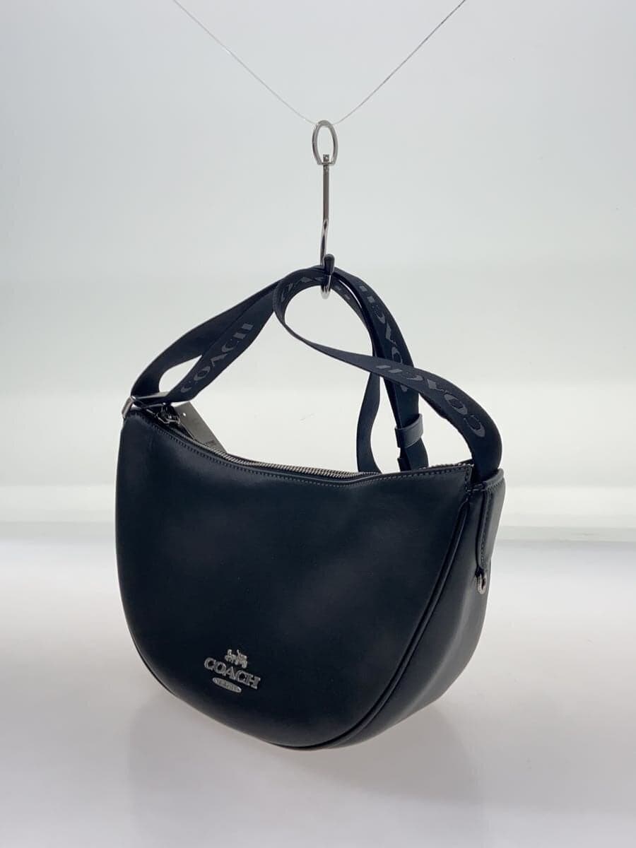 COACH Shoulder Bag Leather Black Solid Color C24202-CT644 2