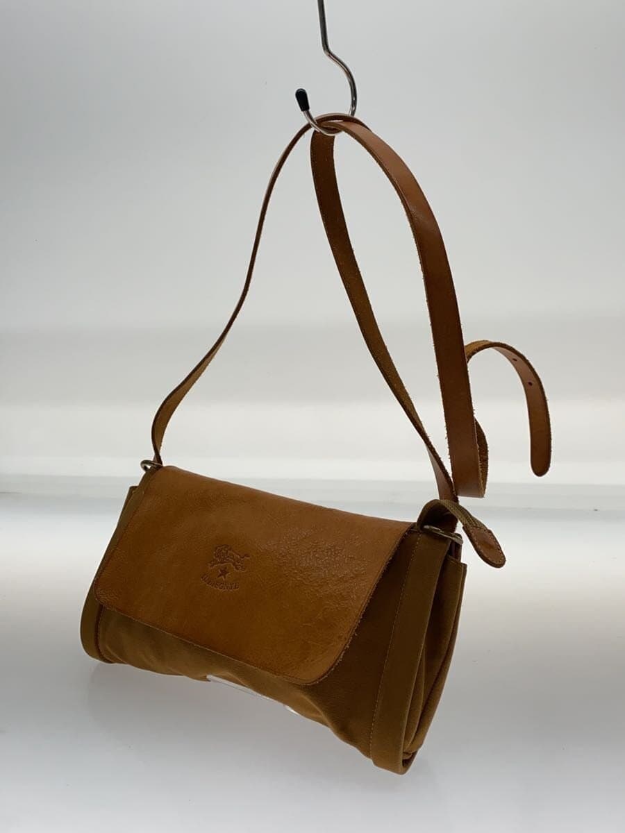 IL BISONTE Shoulder Bag Leather BRW 2