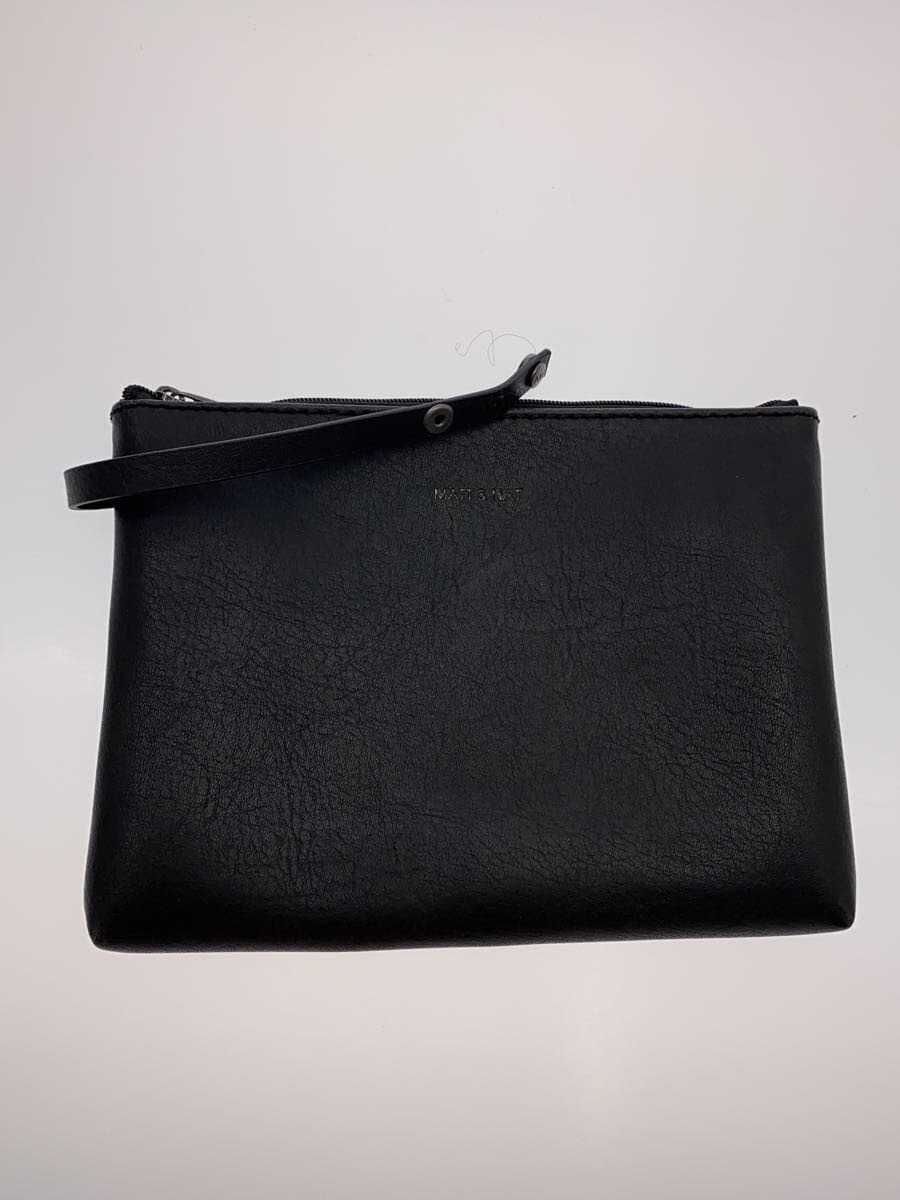 Other Brand MATT&NAT Shoulder Bag Leather BLK 7