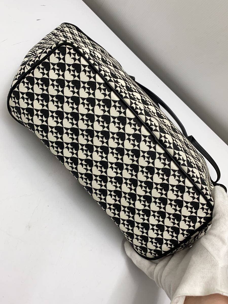 kate spade new york Tote Bag Leather BLK All Over Pattern WKRU3627 4