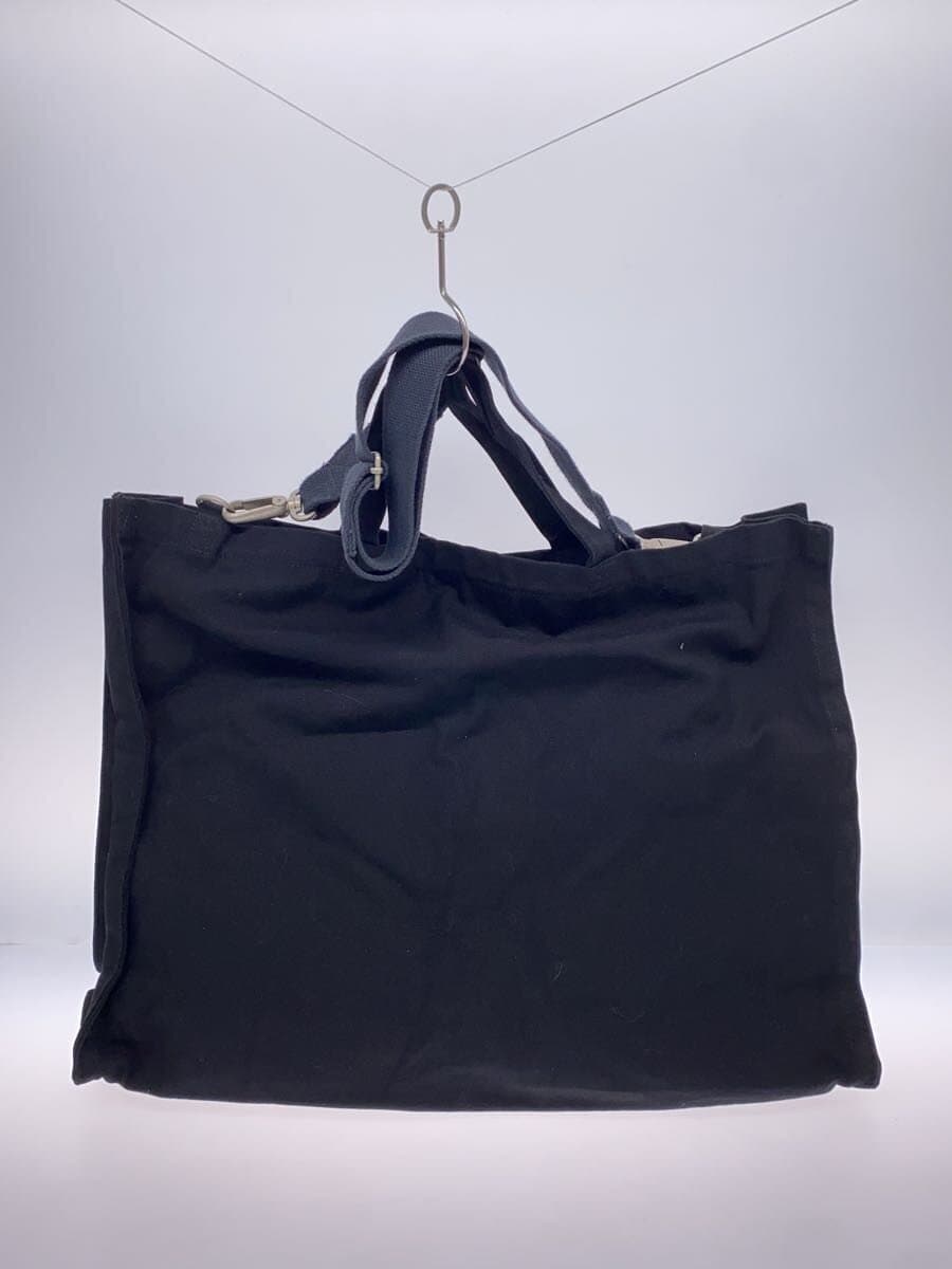 STONE ISLAND 00s Archive 2-Way Tote Bag Canvas BLK 3