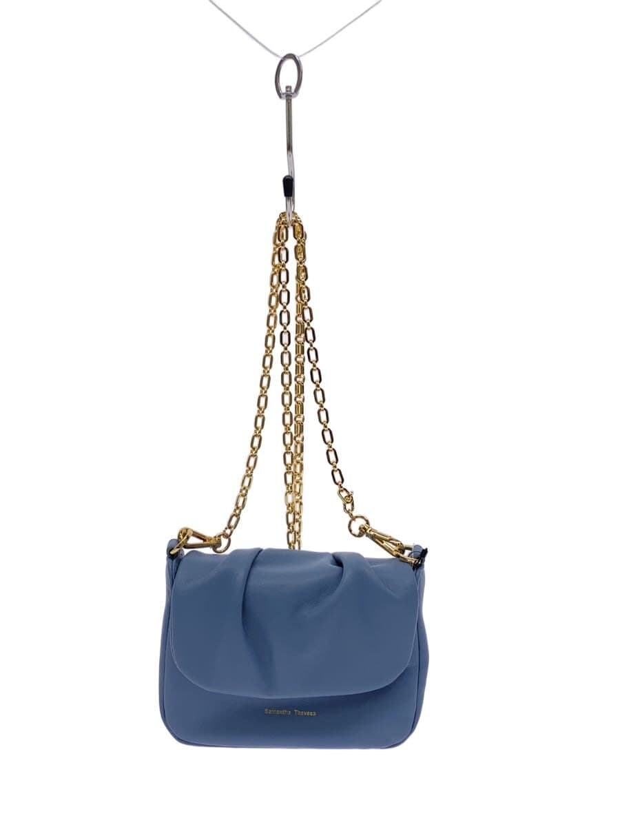 Samantha Thavasa Shoulder Bag Cowhide BLU 2220115311