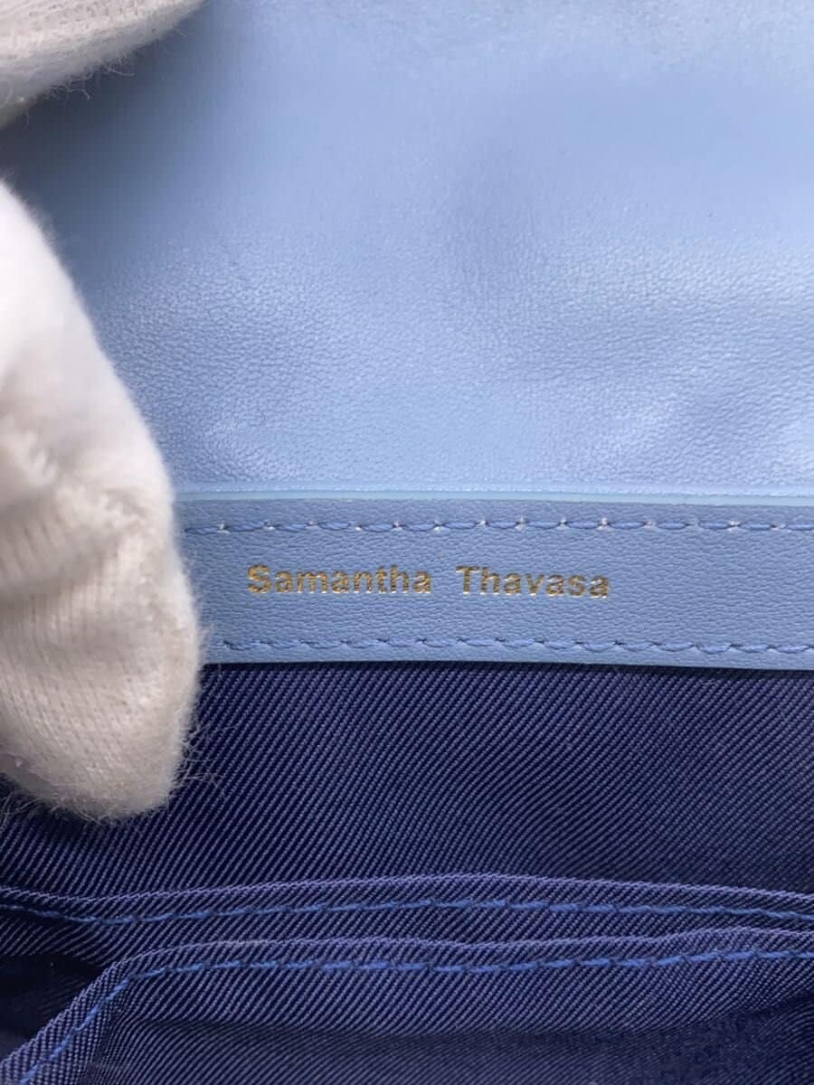 Samantha Thavasa Shoulder Bag Cowhide BLU 2220115311 5