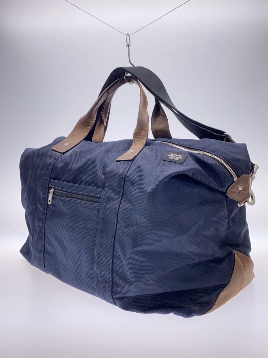 JACK SPADE Boston Bag Polyester Navy Solid Color 2