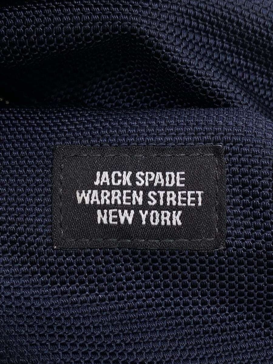 JACK SPADE Boston Bag Polyester Navy Solid Color 5