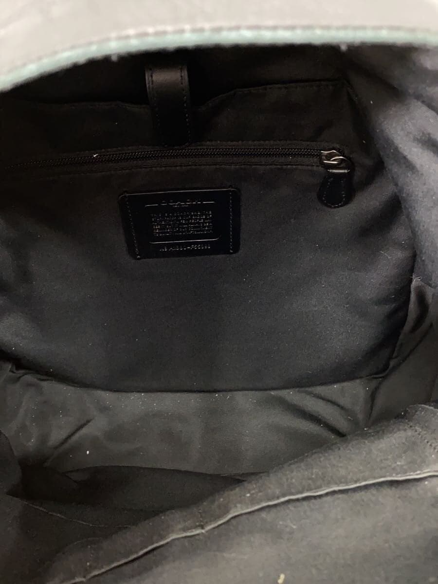 COACH Backpack Signature PVC Black Allover Pattern F55398 6