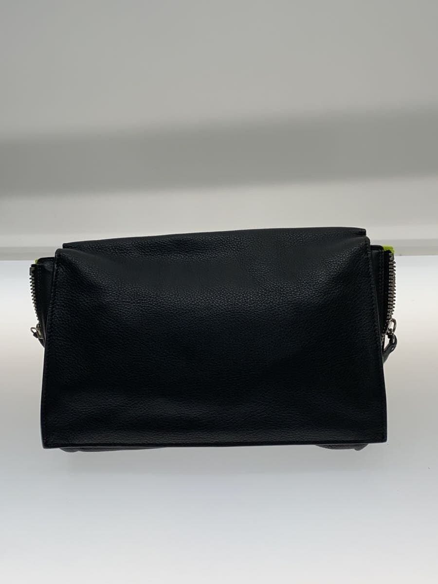 BALENCIAGA Paper Zip Around Sight Clutch Bag Goat Leather BLK 357828 3