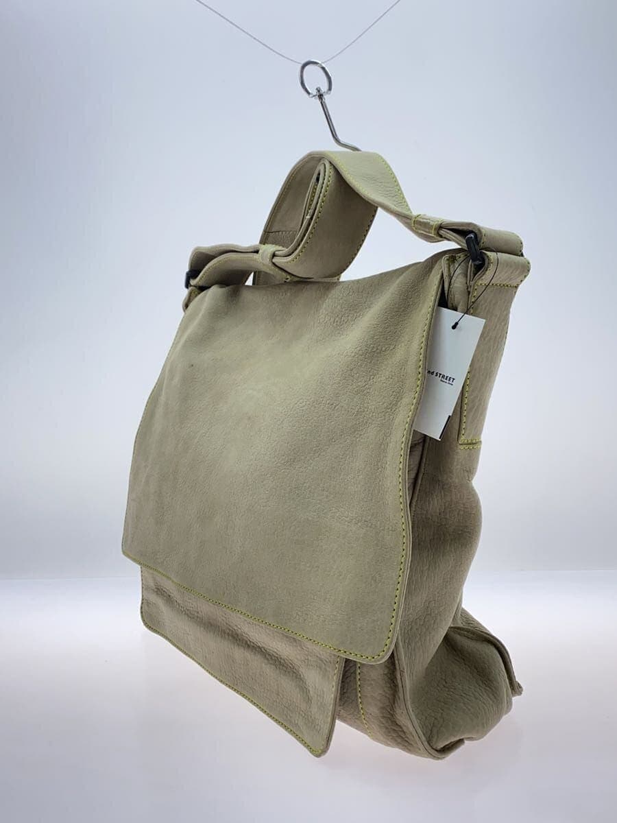 BOTTEGA VENETA Shoulder Bag Suede KHK Solid 2