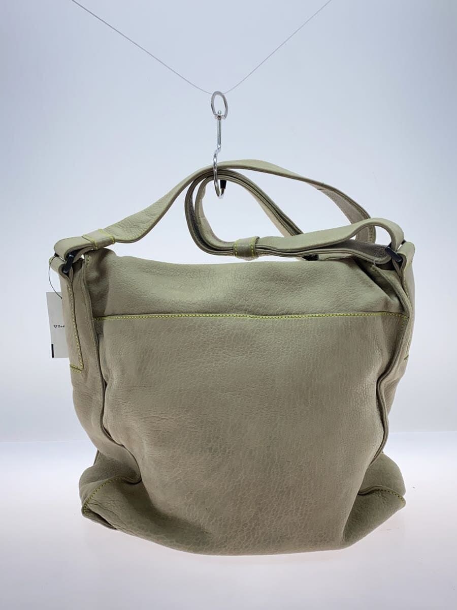 BOTTEGA VENETA Shoulder Bag Suede KHK Solid 3