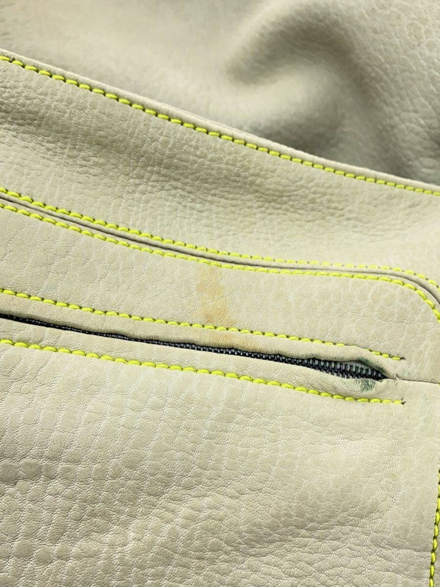 BOTTEGA VENETA Shoulder Bag Suede KHK Solid 7