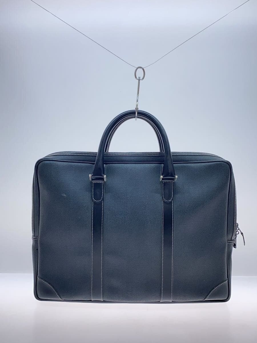 dunhill Leather Handle Bag BLK Solid 3