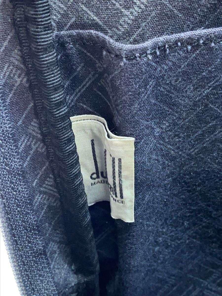 dunhill Leather Handle Bag BLK Solid 5