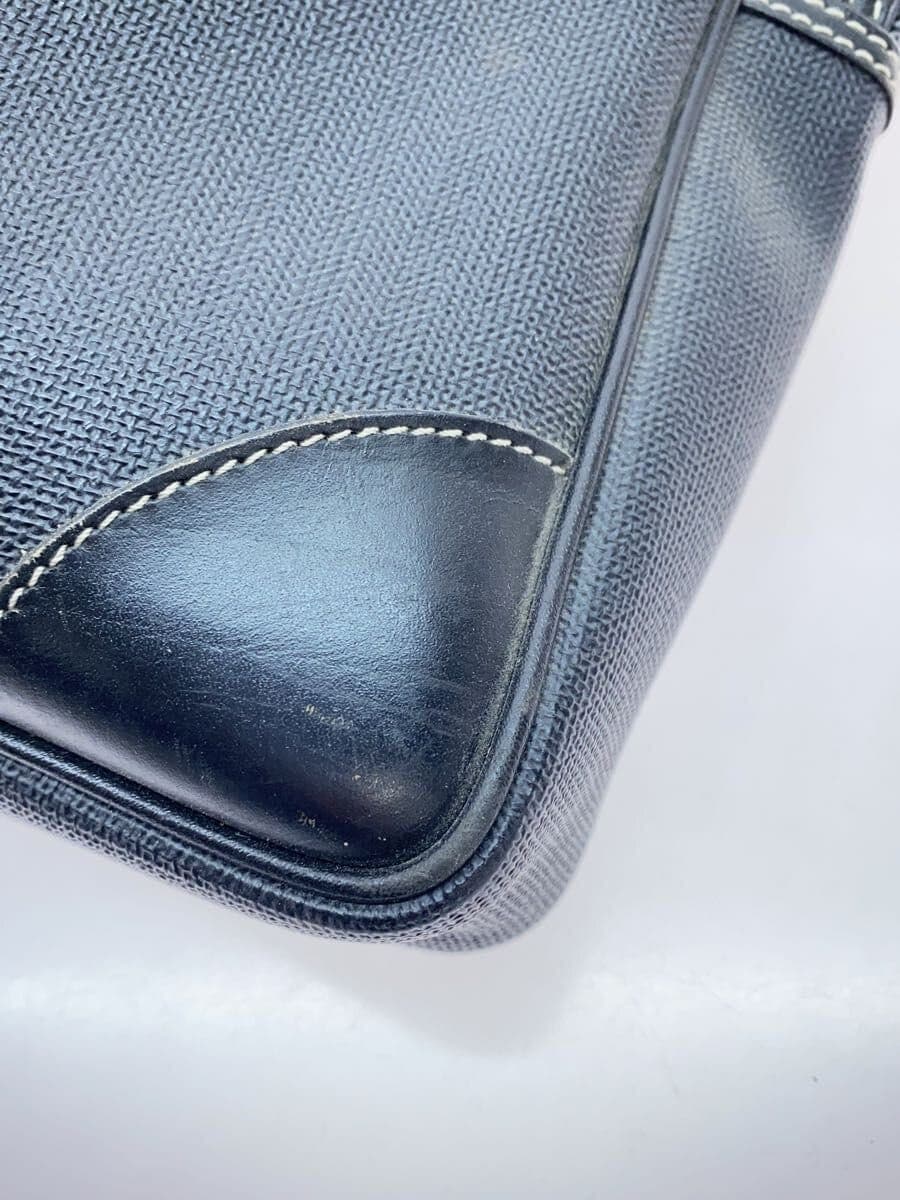 dunhill Leather Handle Bag BLK Solid 7