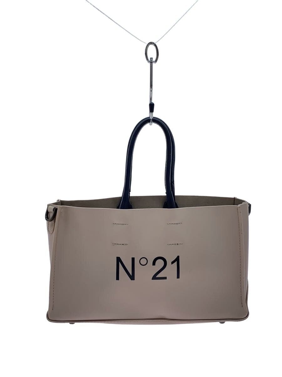 N21(numero ventuno)Tote Bag Leather BEG Solid