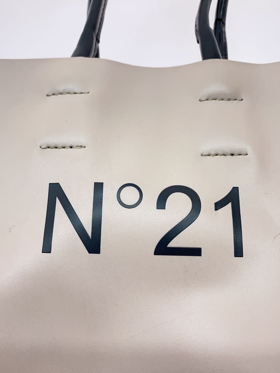 N21(numero ventuno)Tote Bag Leather BEG Solid 5