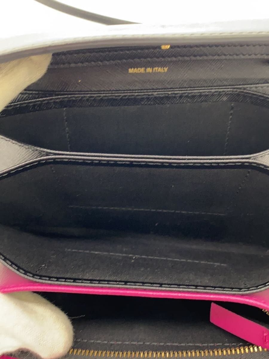 MARNI Wallet Bag by Color Shoulder Bag Leather BLK Solid 6