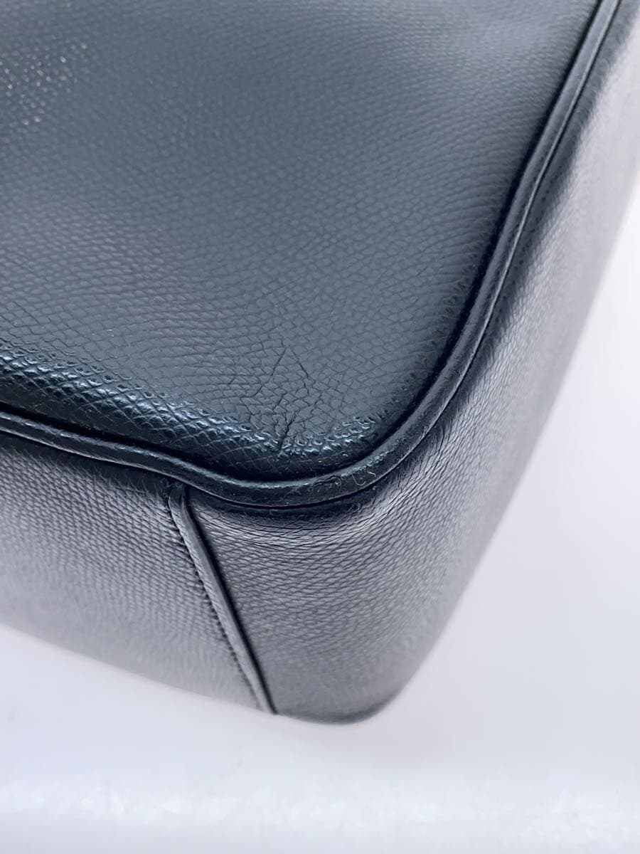 COACH Tote Bag Leather BLK Solid 7