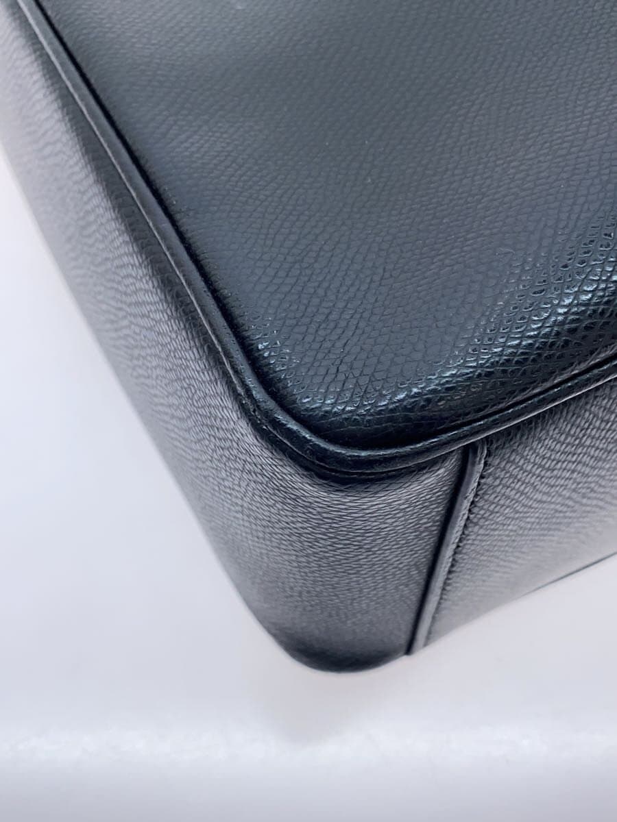 COACH Tote Bag Leather BLK Solid 8