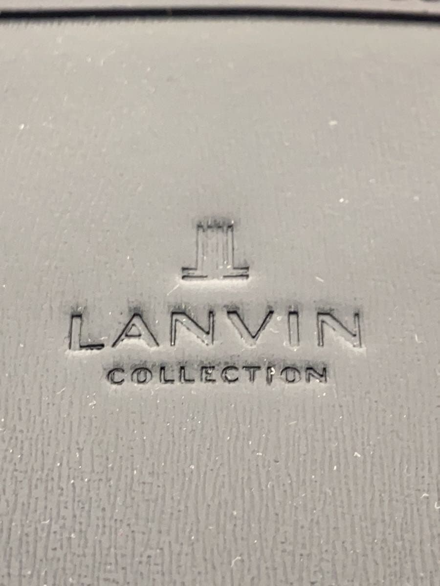 LANVIN COLLECTION Second Bag NVY Solid 5