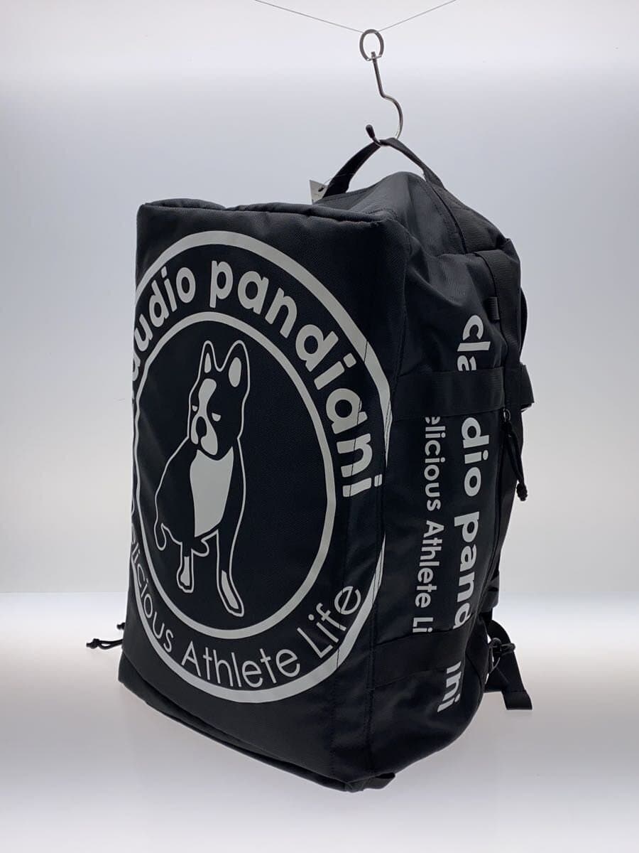 claudio pandiani2-Way Circle Logo Backpack Polyester BLK Solid 2