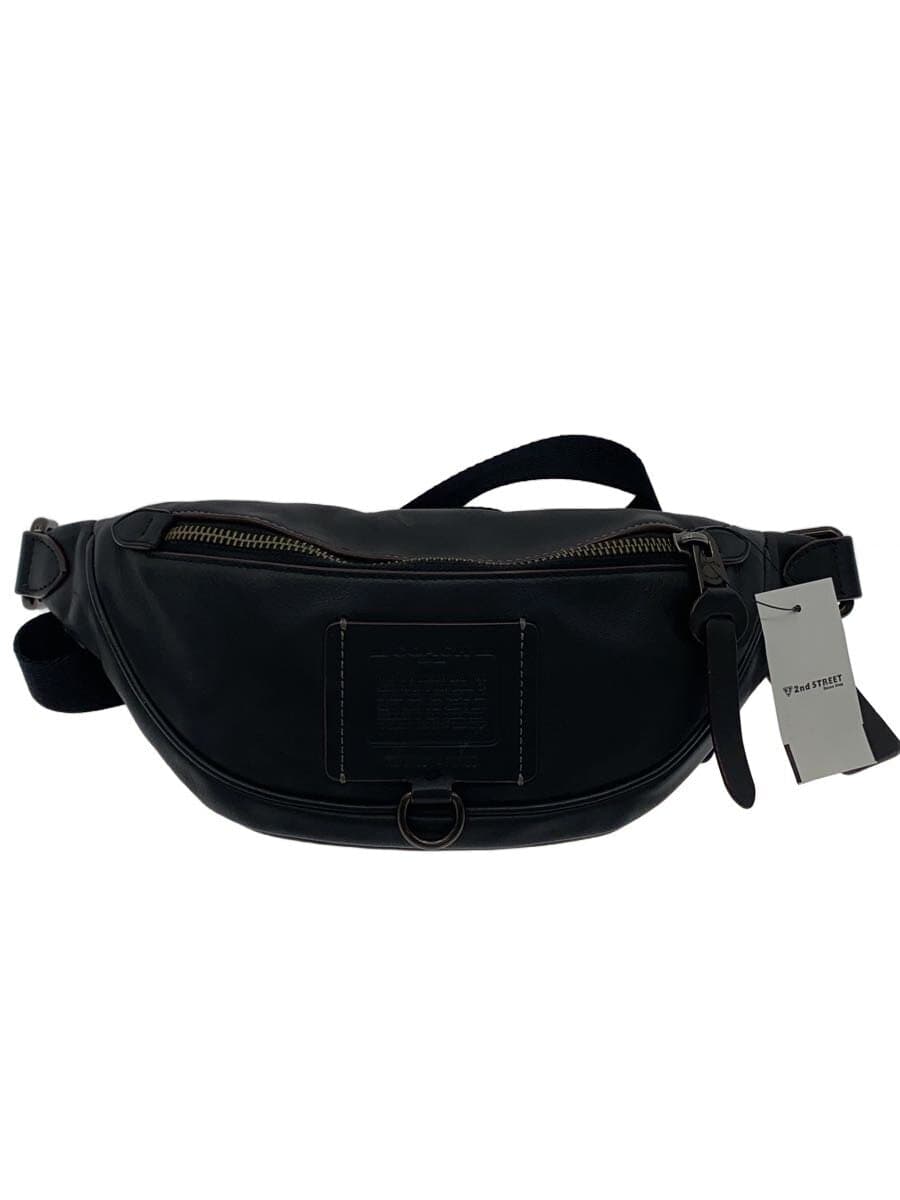 COACH With Stain Waist Bag Rayon BLK Solid e1961-76188