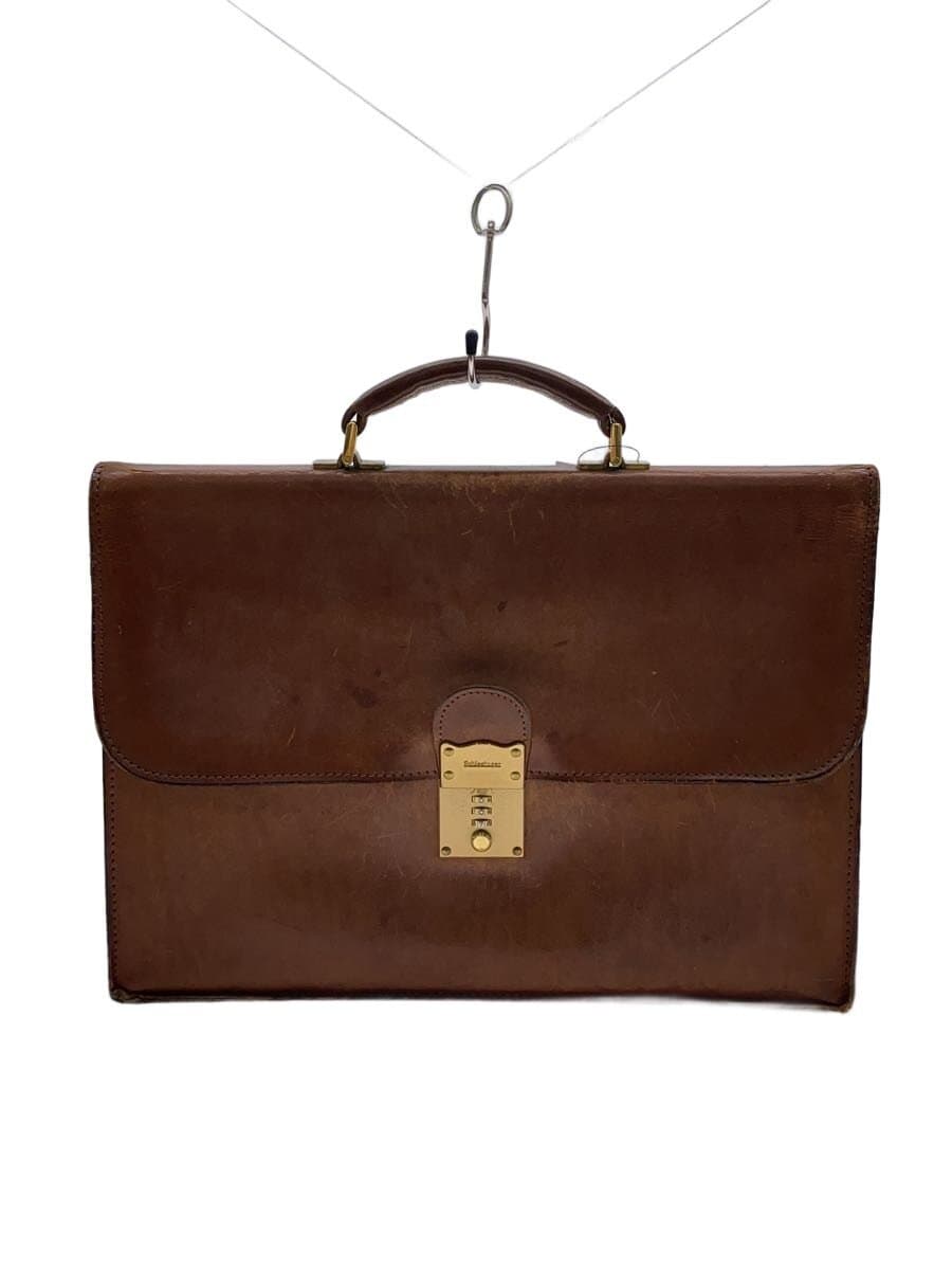 Other Brand SCHLESINGER Lock Number 007 Briefcase Leather BRW Solid