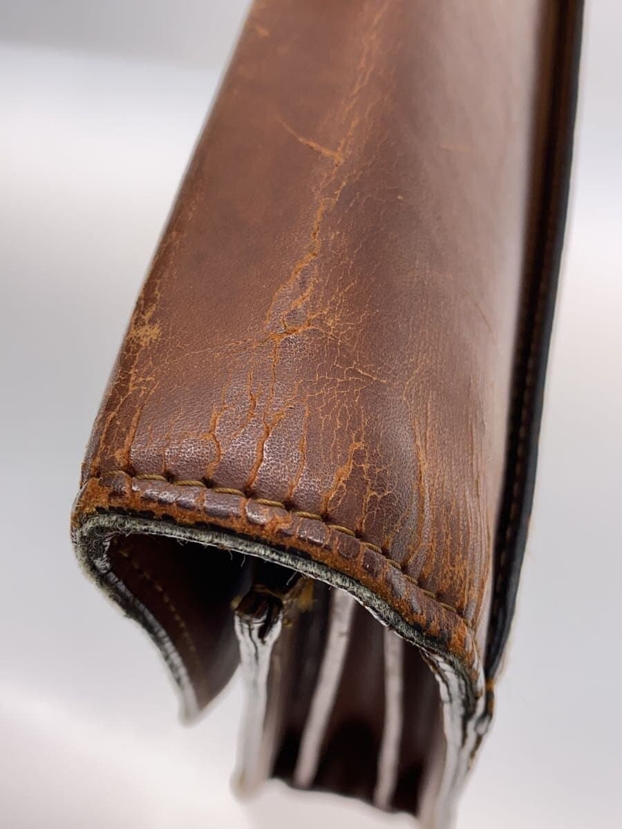 Other Brand SCHLESINGER Lock Number 007 Briefcase Leather BRW Solid 8