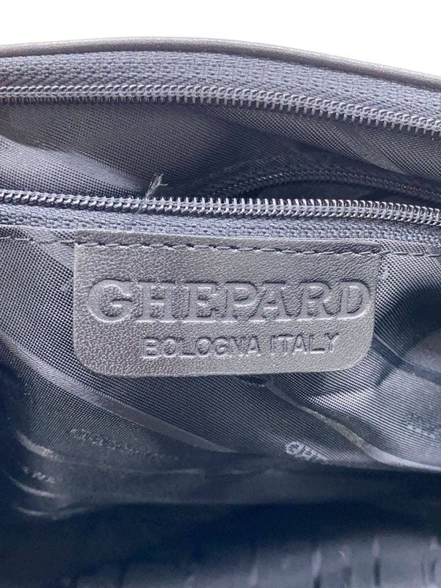 Other Brand GHEPARD Boston Bag Leather BLK Solid 5