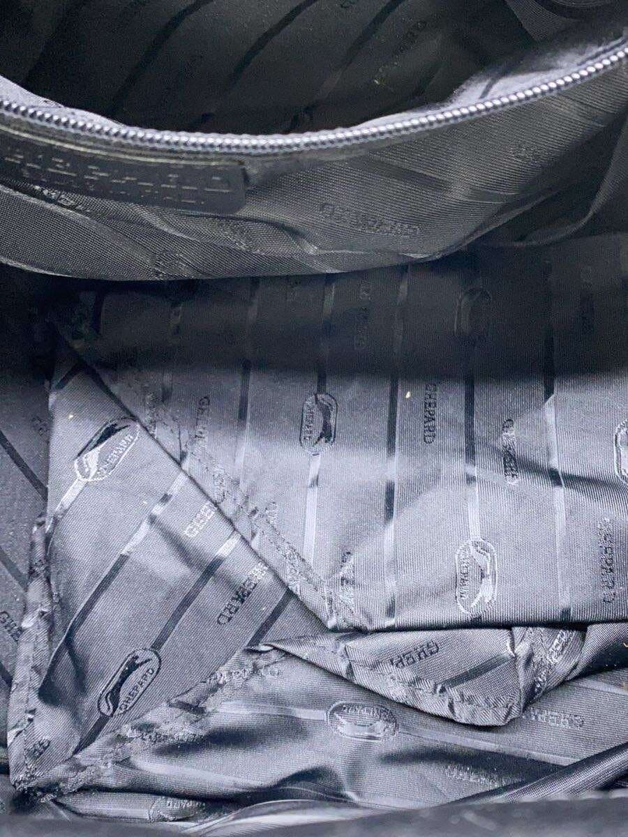 Other Brand GHEPARD Boston Bag Leather BLK Solid 6