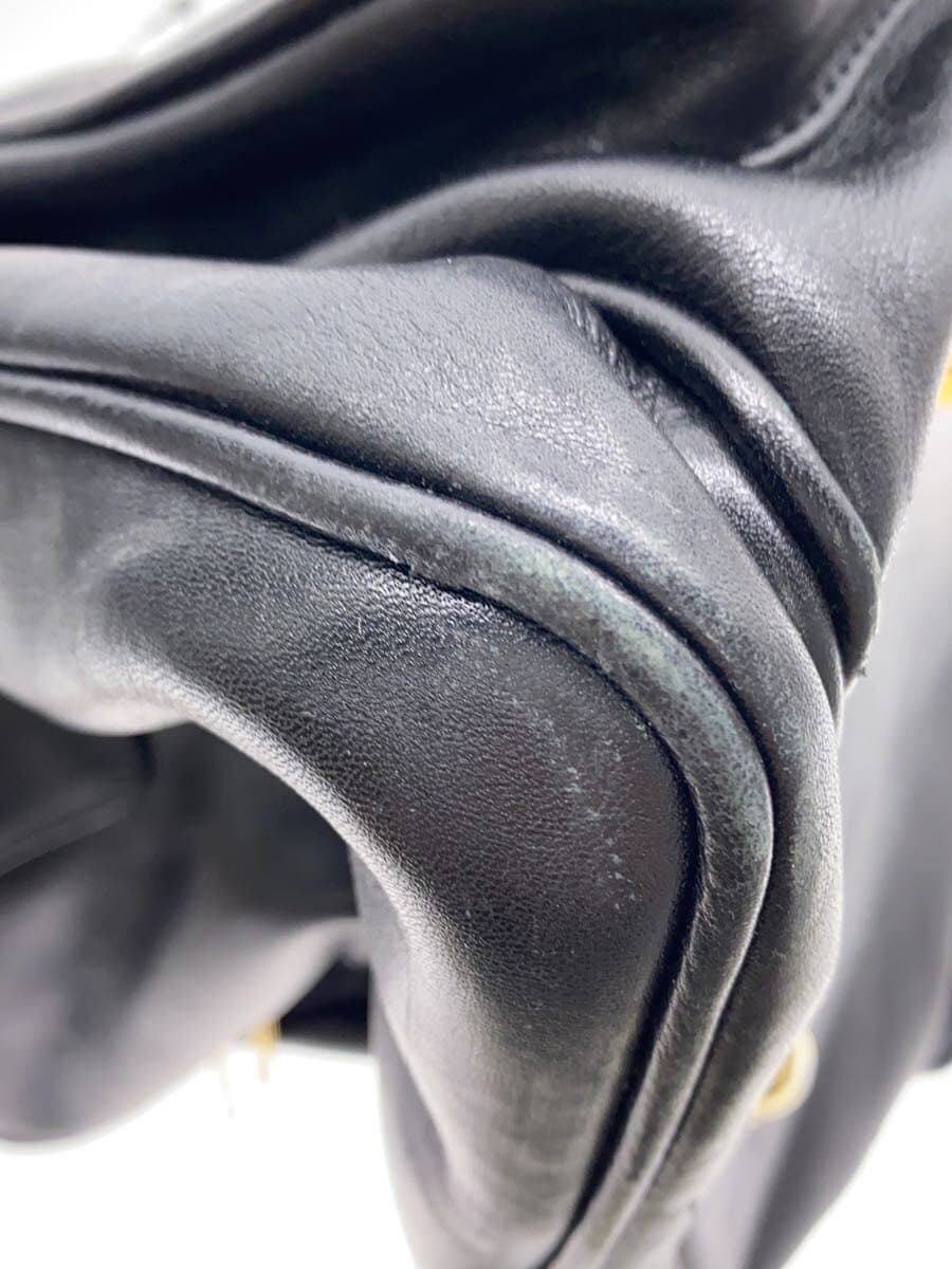 Other Brand GHEPARD Boston Bag Leather BLK Solid 8