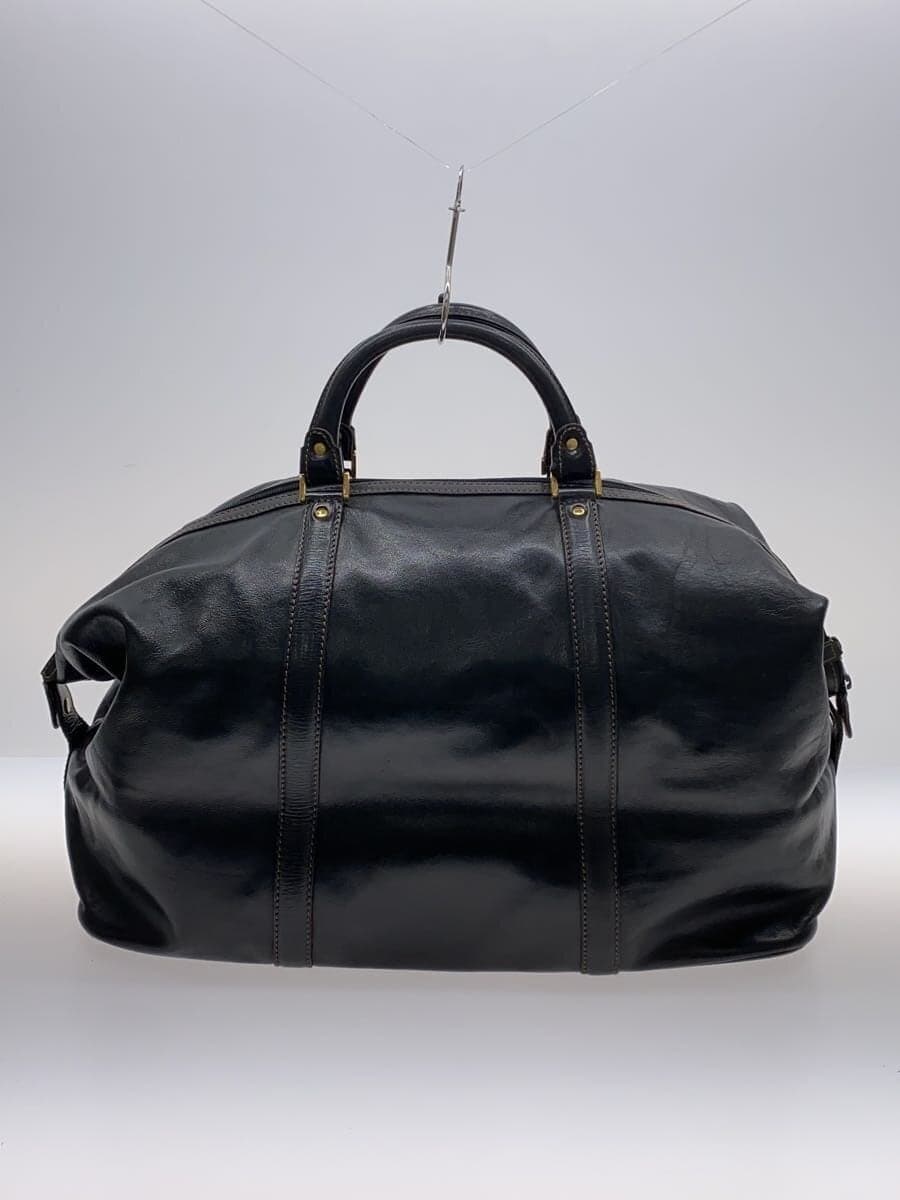 GOLD PFEIL Boston Bag Leather BLK Solid 3