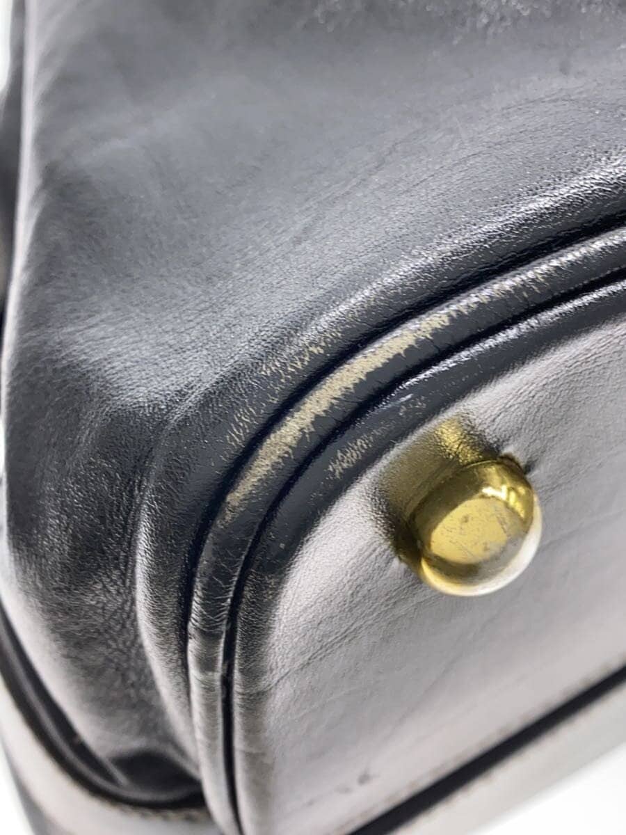 GOLD PFEIL Boston Bag Leather BLK Solid 8