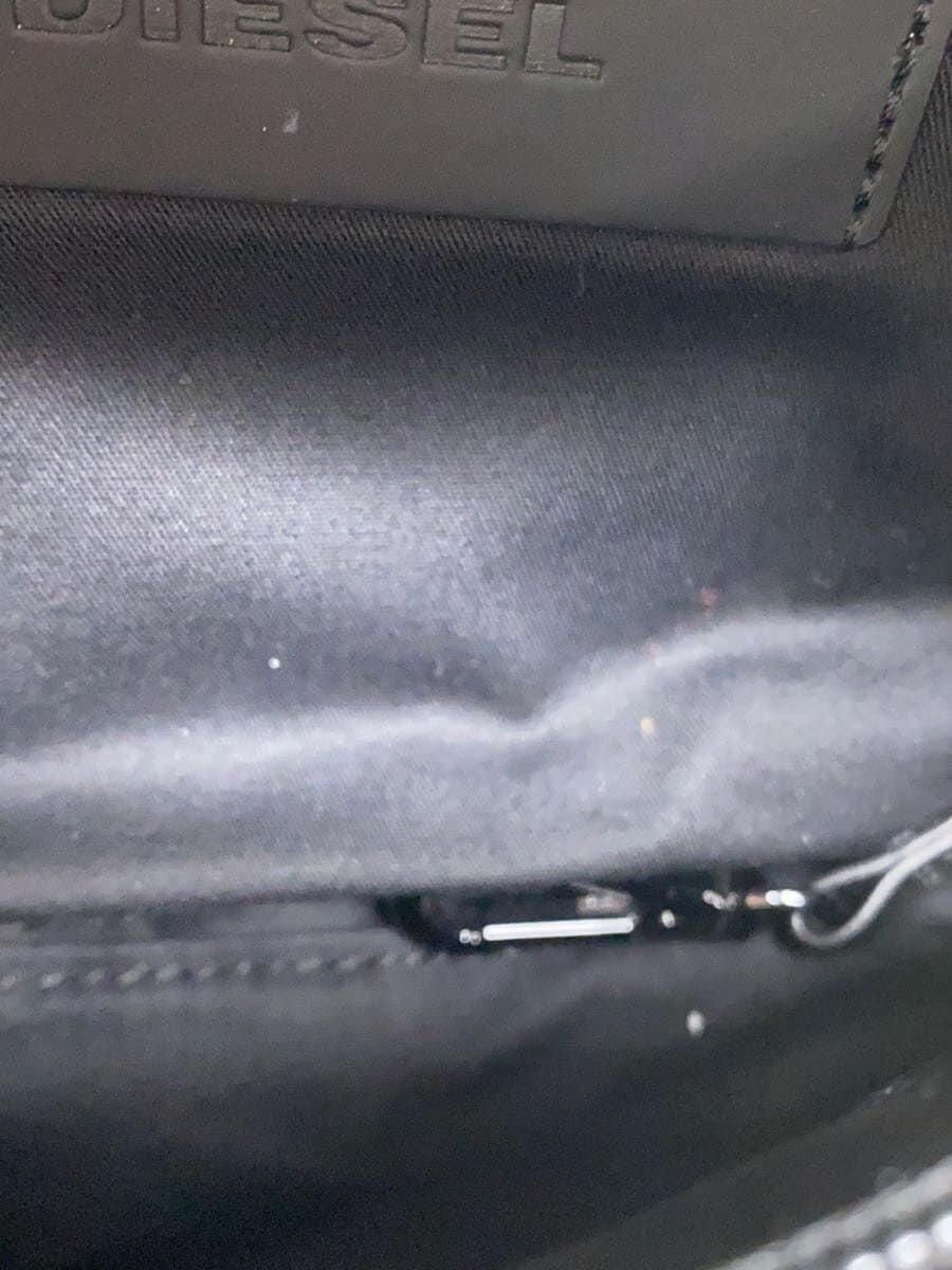 DIESEL Waist Bag Leather BLK Solid 6