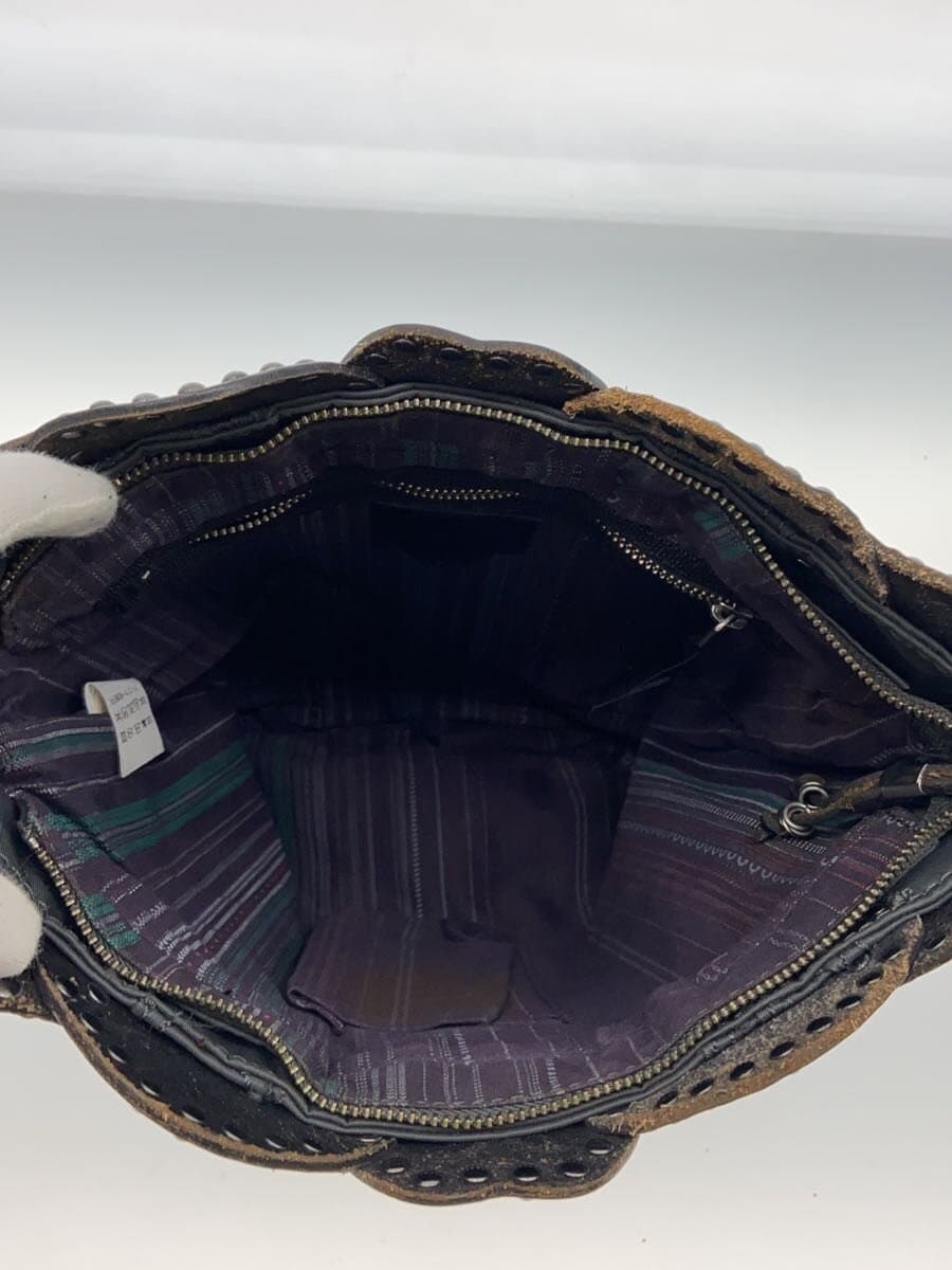 DIESELY2K ARCHIVE Embossed Studs Shoulder Bag Nylon BLK Solid 6