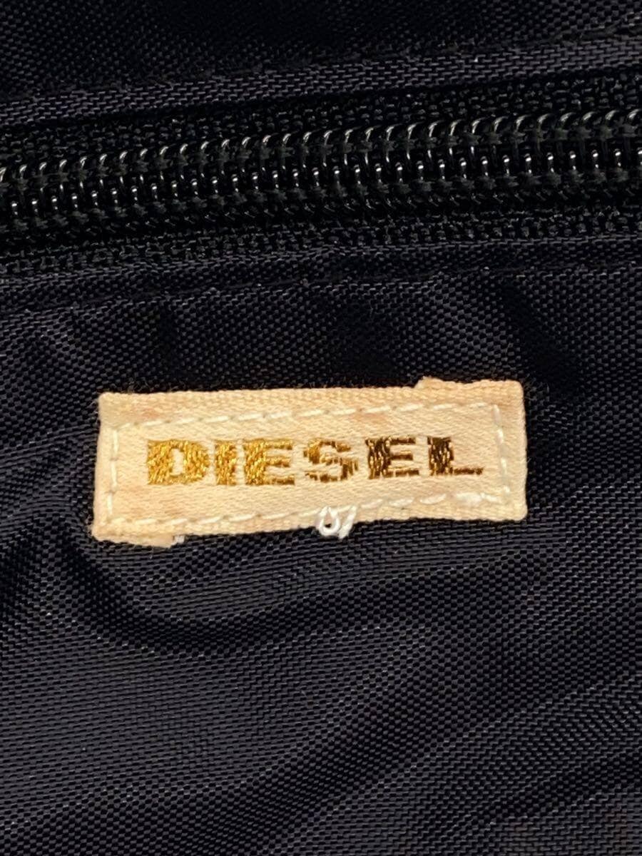 DIESEL Shoulder Bag Leather GRY Solid 5
