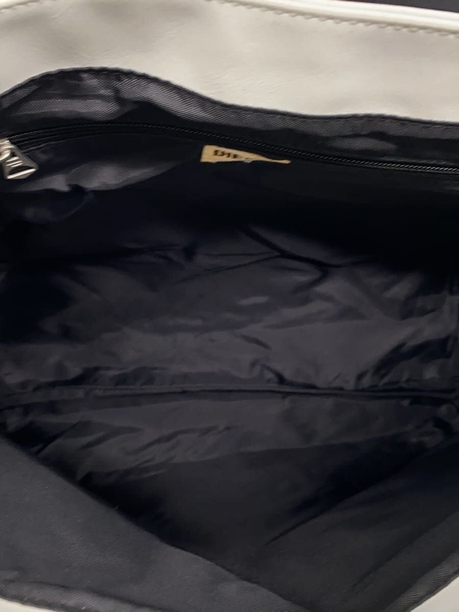 DIESEL Shoulder Bag Leather GRY Solid 6