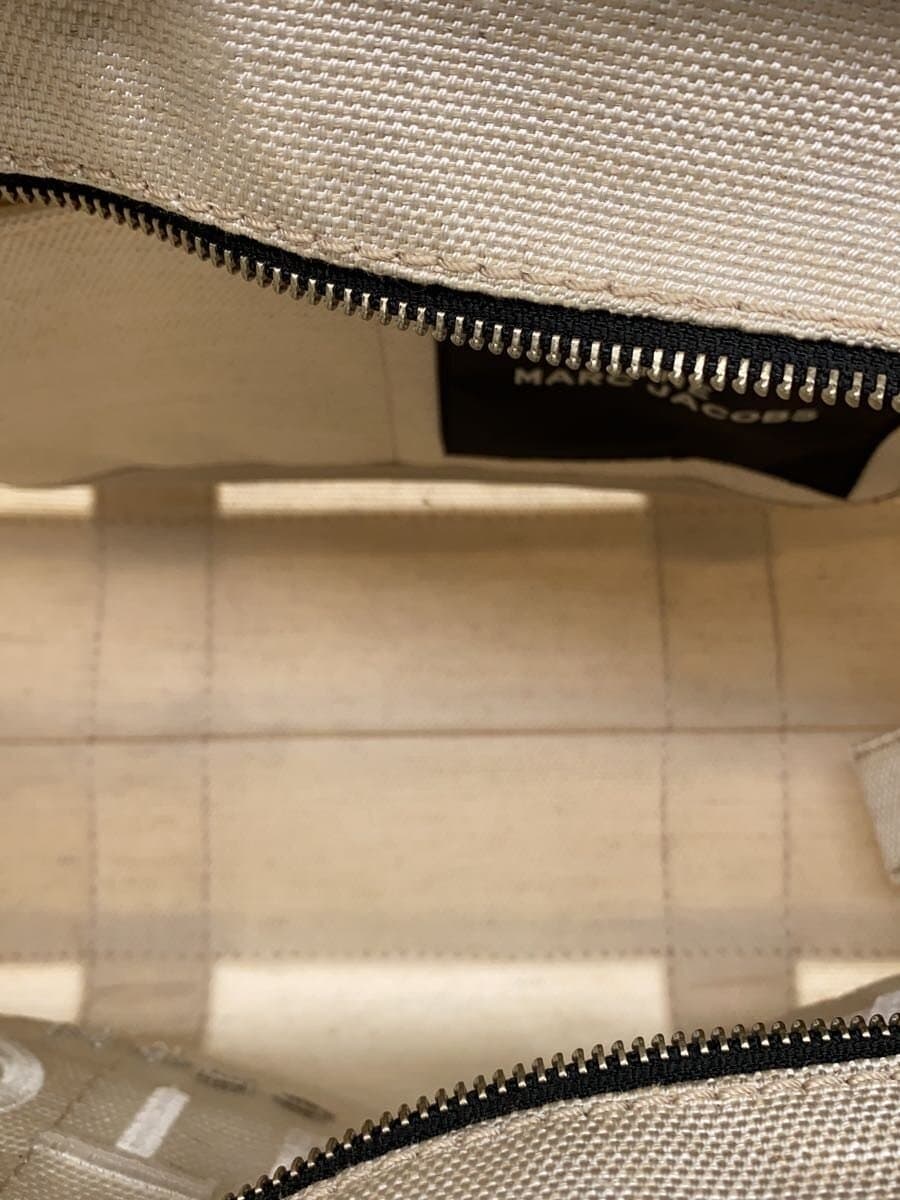 MARC JACOBS The Tote 2-Way Tote Bag Cotton CRM Solid 6