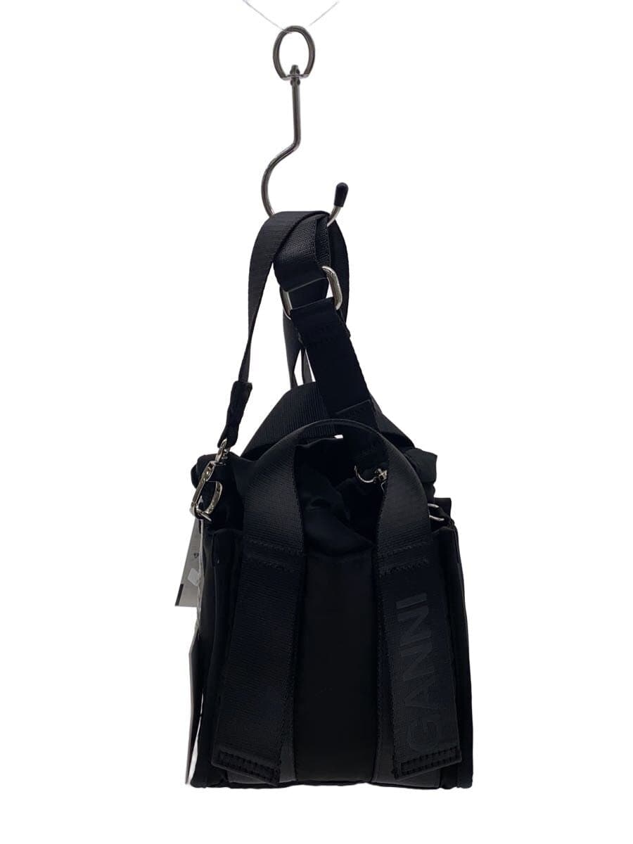 GANN Irecycled tech mini tote Handbag BLK Solid