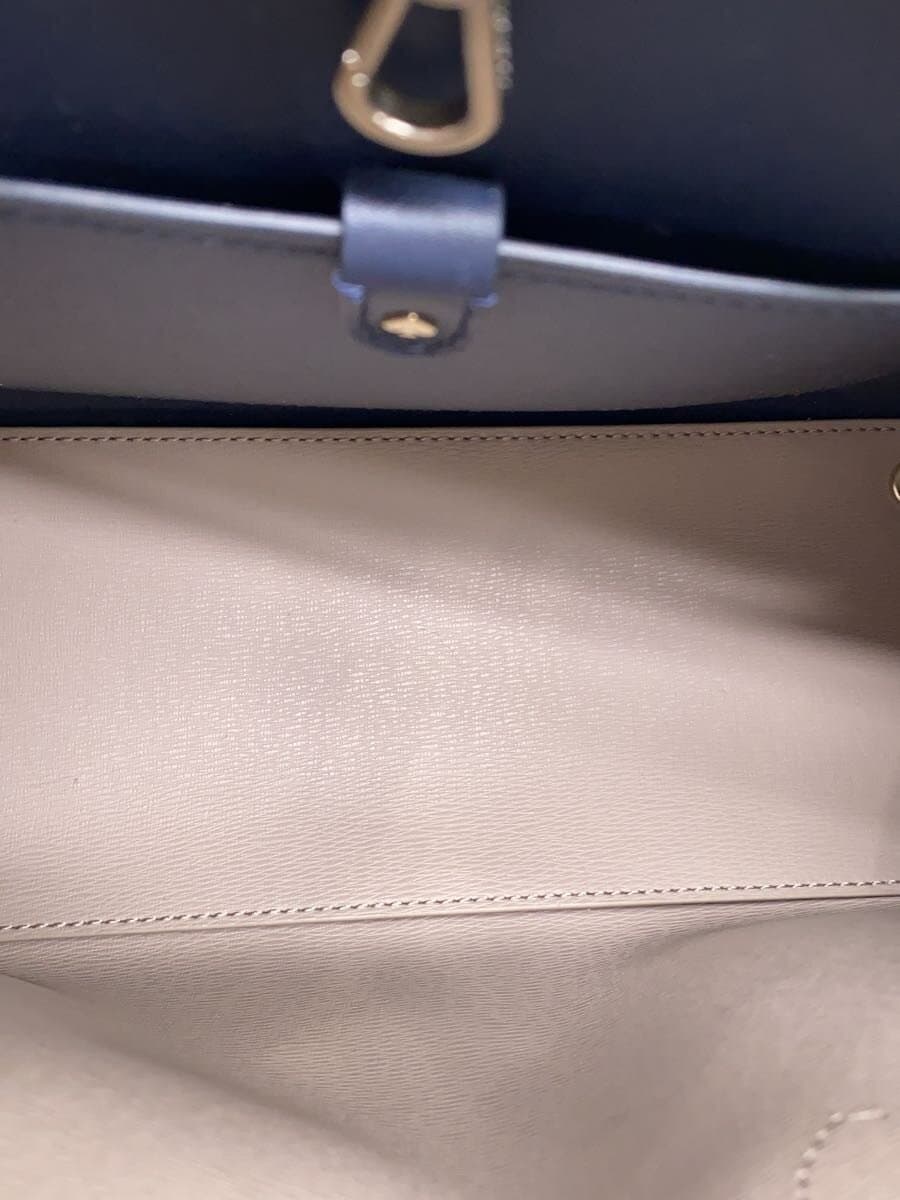 kate spade new york Knot Medium Satchel Tote Bag Leather BLU 6